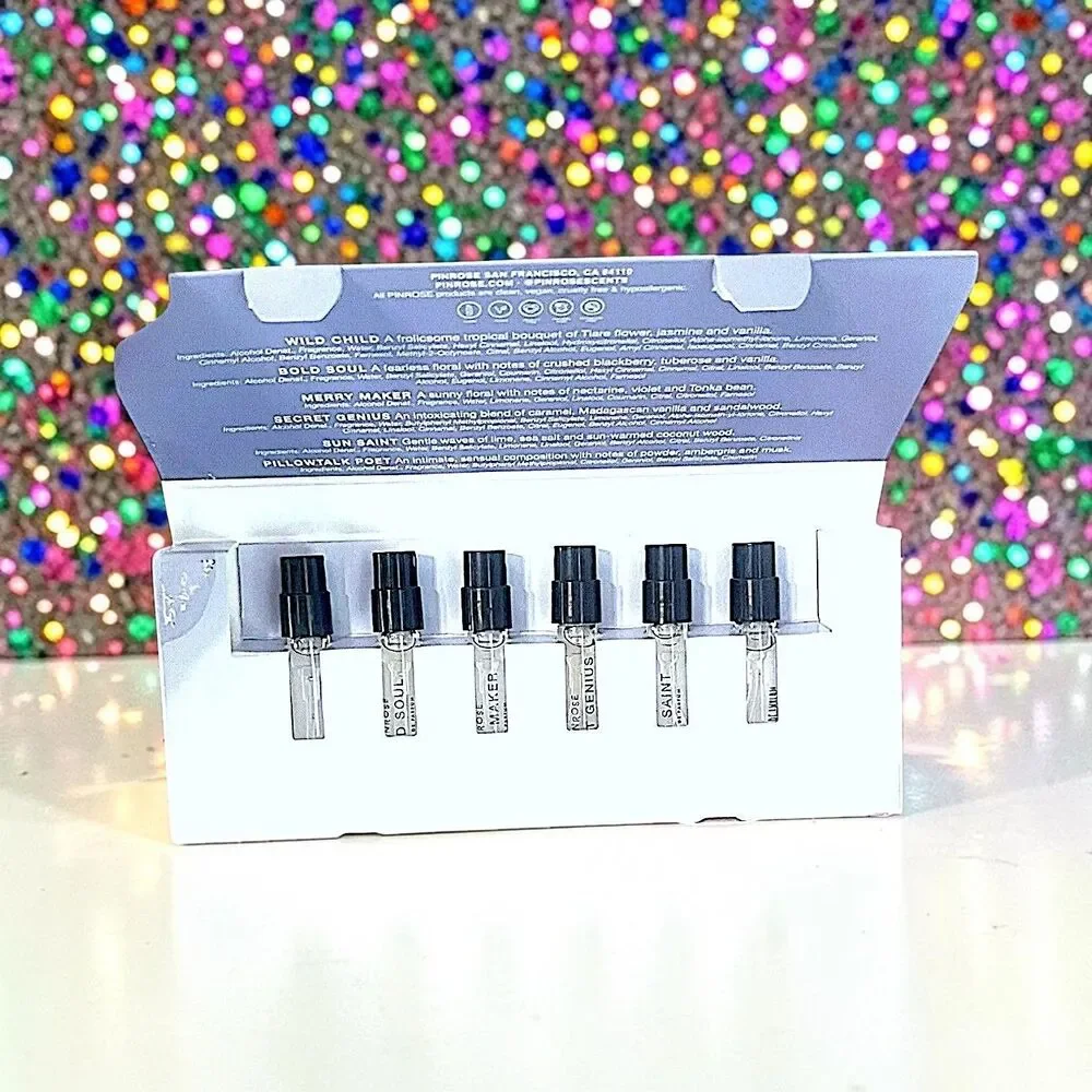 PINROSE Discovery Fragrance Set 6 ct Deluxe Minis New In Box